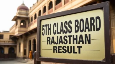 5th class board rajasthan result