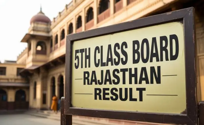 5th class board rajasthan result