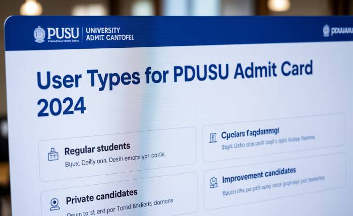 pdusu admit card 2024